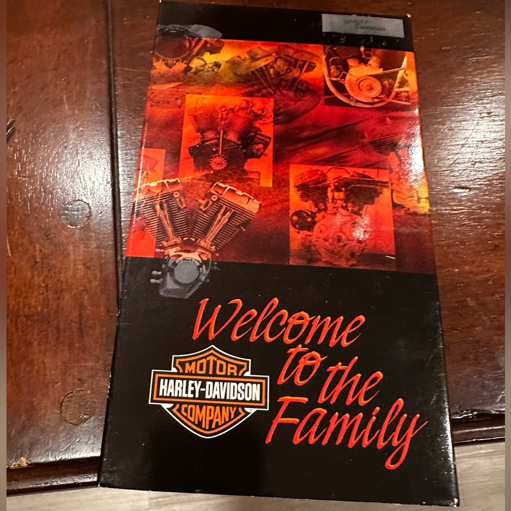 Vintage Harley Davidson 1998 Welcome to The Family VHS Tape